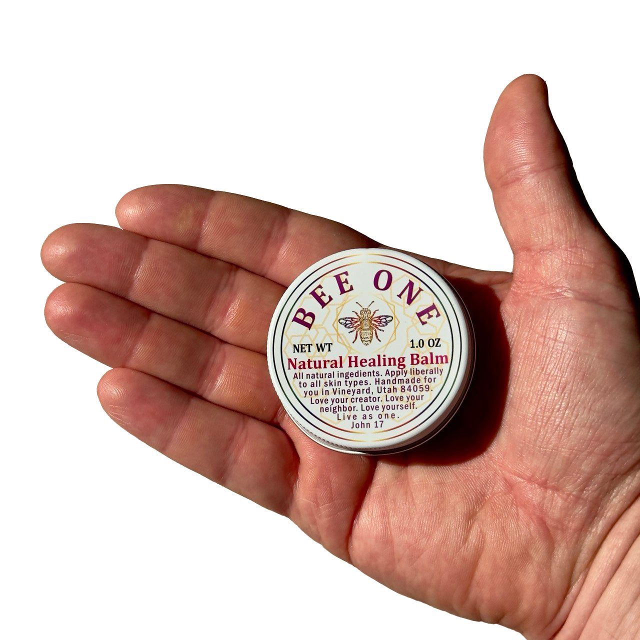 Bee One Original Natural Healing Balm, Large Tin (1 fl oz)