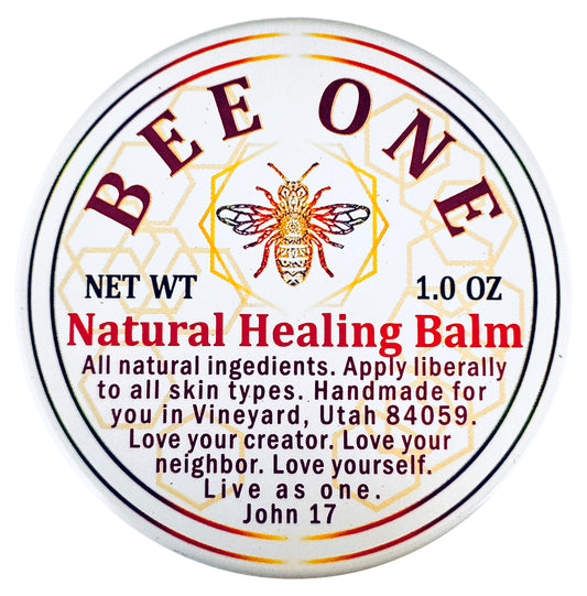 Bee One Original Natural Healing Balm, Large Tin  (1 fl oz)